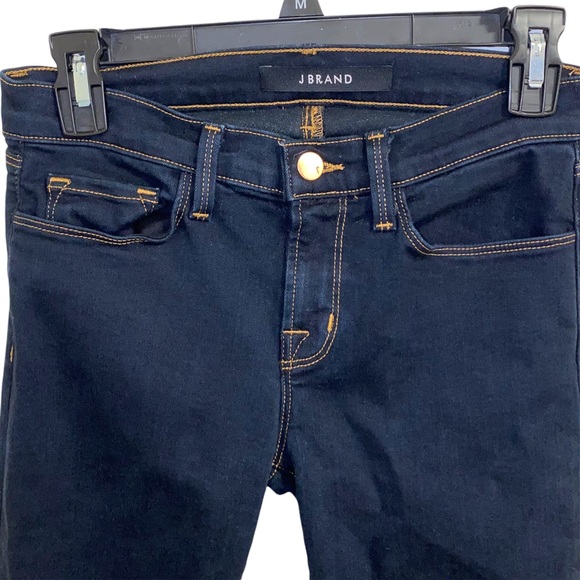 J Brand Brooke Mid-Rise Skinny Jeans Aura Dark Wash size 26 - Picture 3 of 15